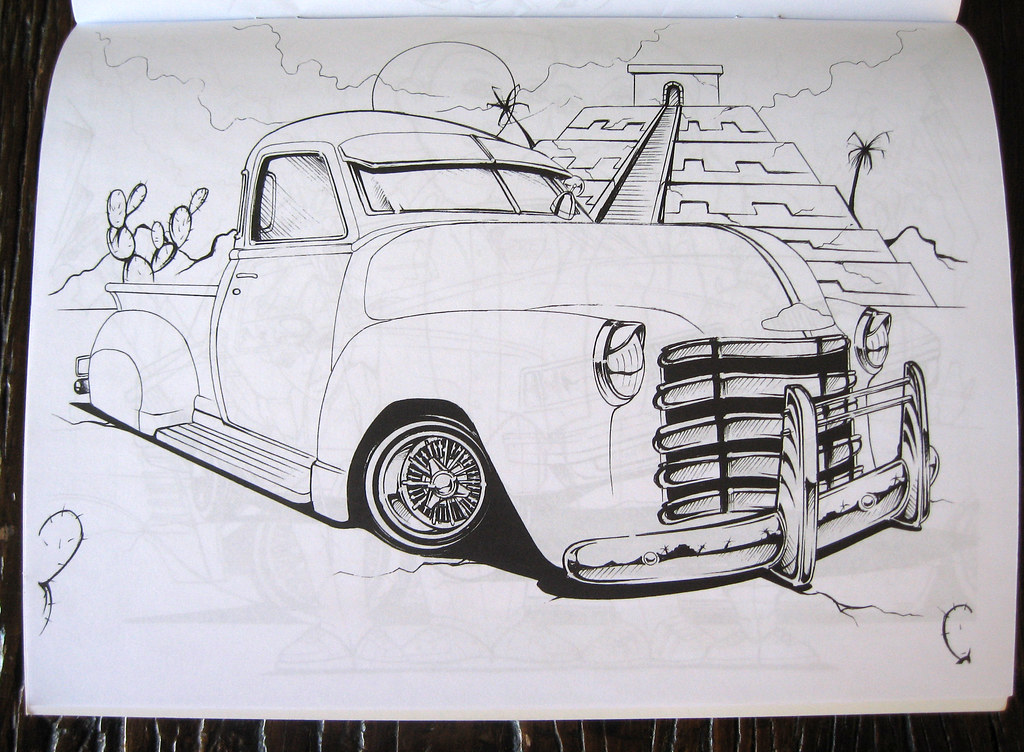 Lowrider coloring book my favorite page francesg
