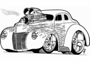 S lowrider hot rod coloring page free printable coloring pages