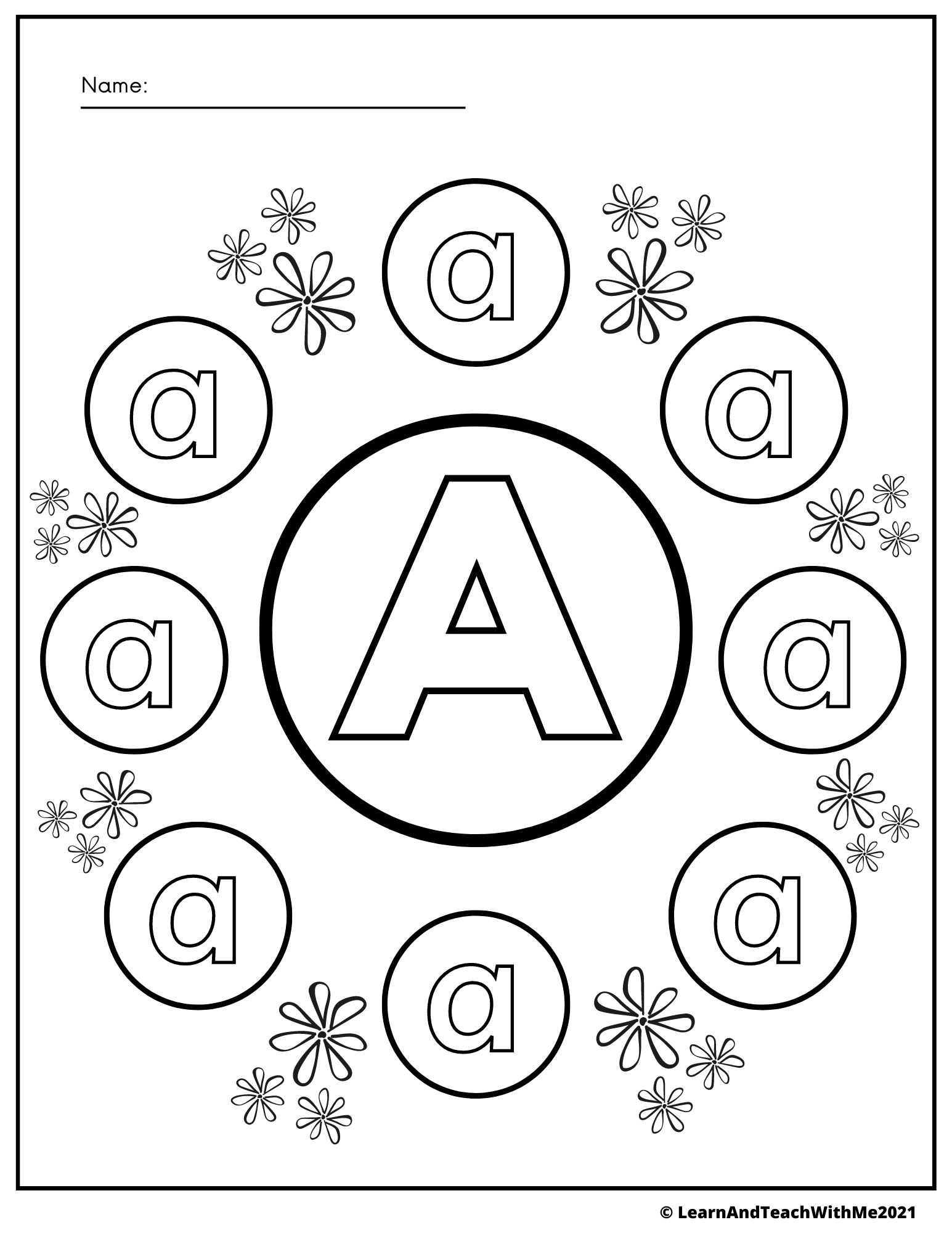 Alphabet coloring pages lowercase letters made by teachers
