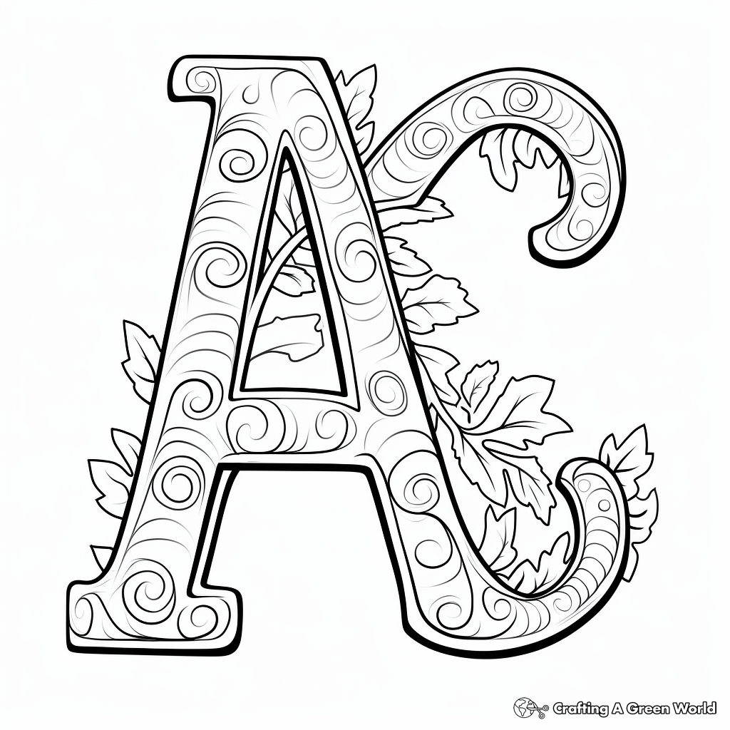 Abc coloring pages