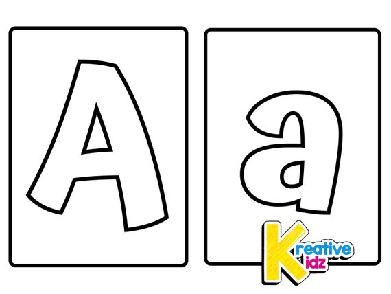 Uppercase lowercase alphabet letters bundle abc alphabet coloring pages for kids and toddlers pdf printable pages