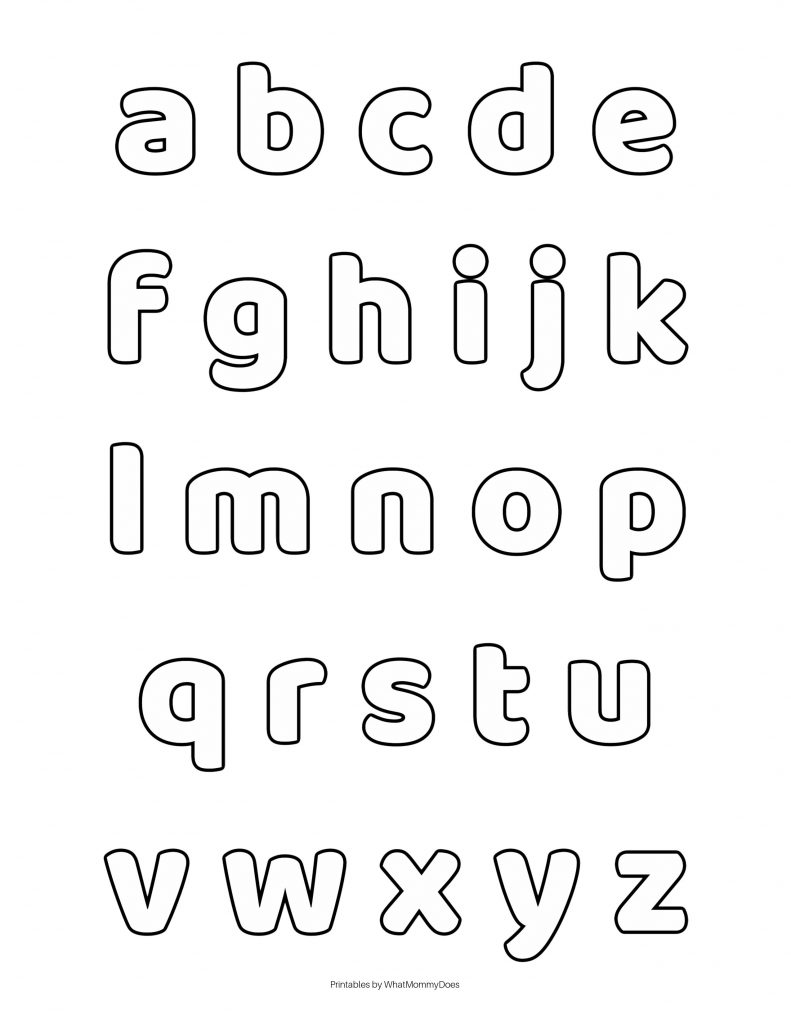 Free alphabet printables â letters worksheets stencils abc flash cards