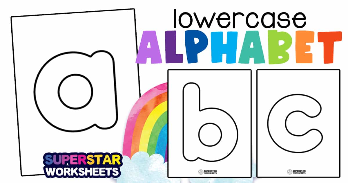 Printable alphabet lowercase letters