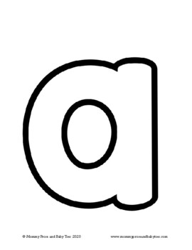 Lowercase alphabet coloring pages by mommy prose and baby toes tpt