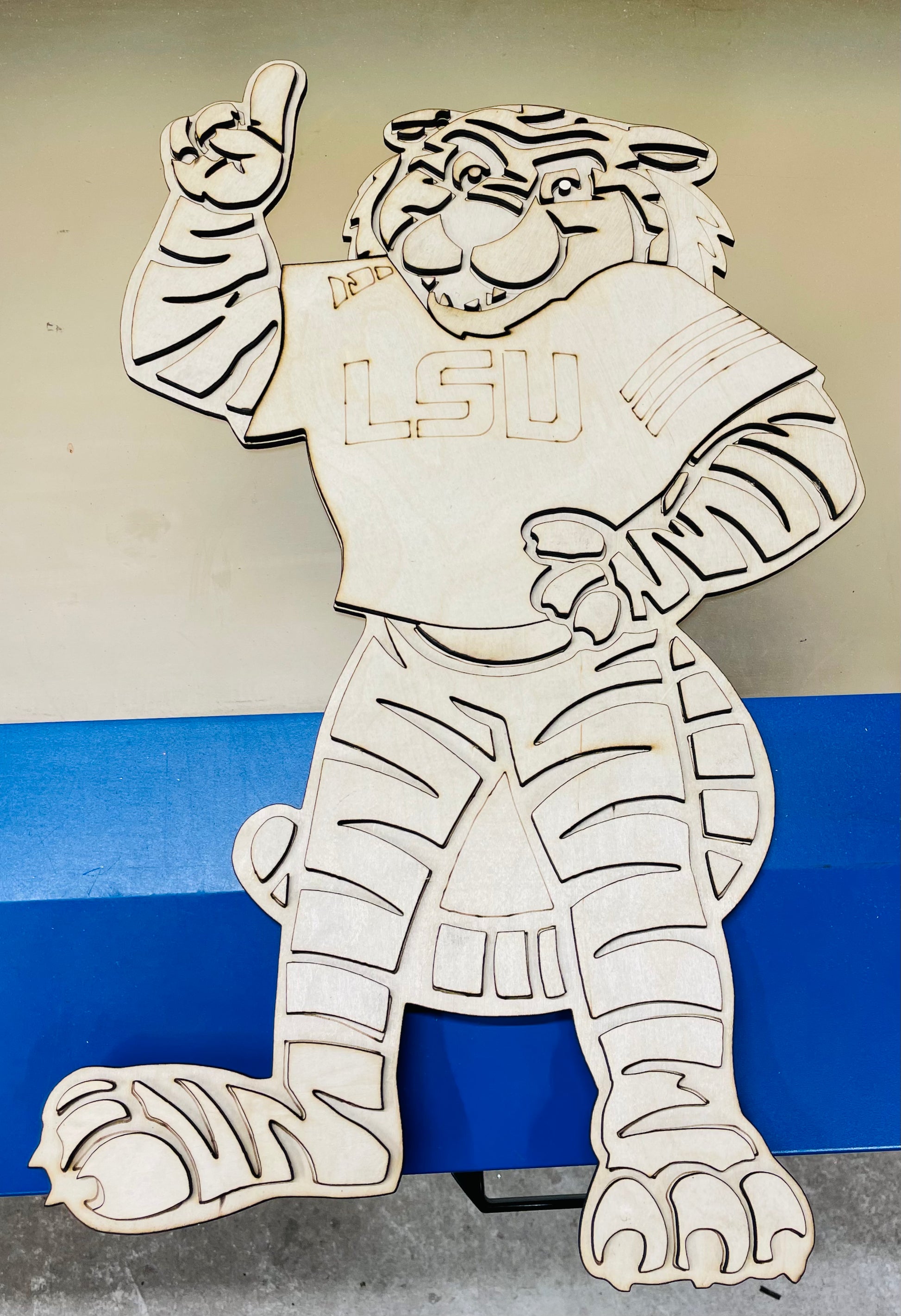 D lsu mike the tiger door sign â crafty chick gifts