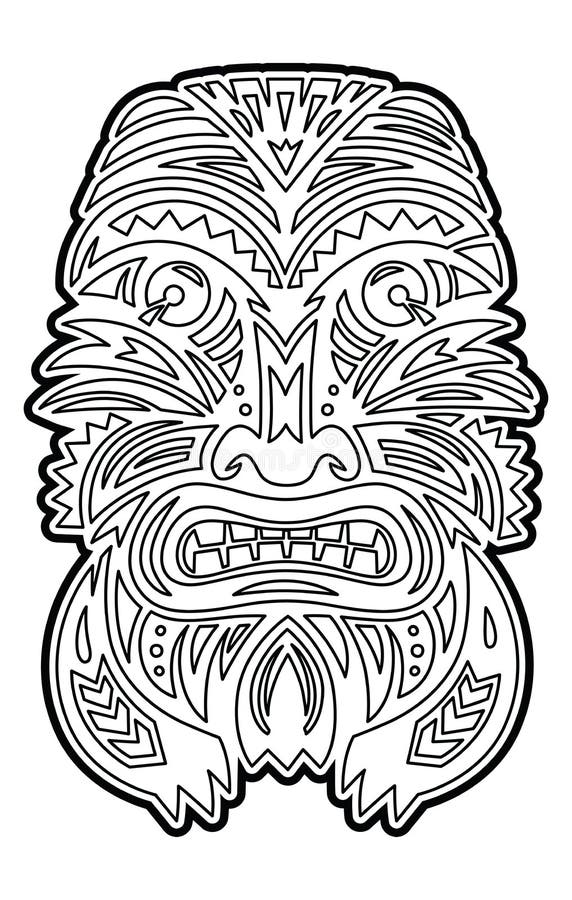 Hawaiian coloring page stock illustrations â hawaiian coloring page stock illustrations vectors clipart