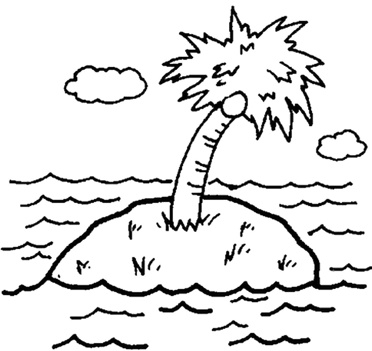 Luau coloring pages â birthday printable