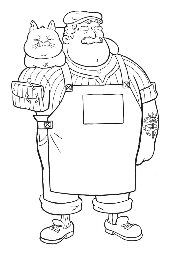 Luca coloring pages