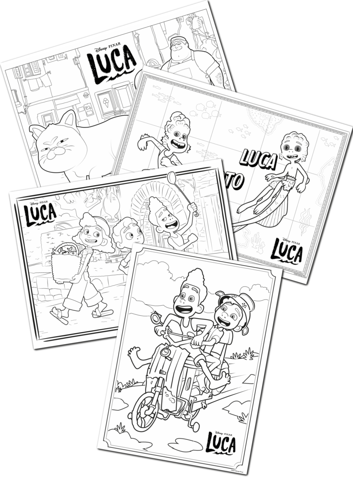 Luca coloring pages and activities fun money mom