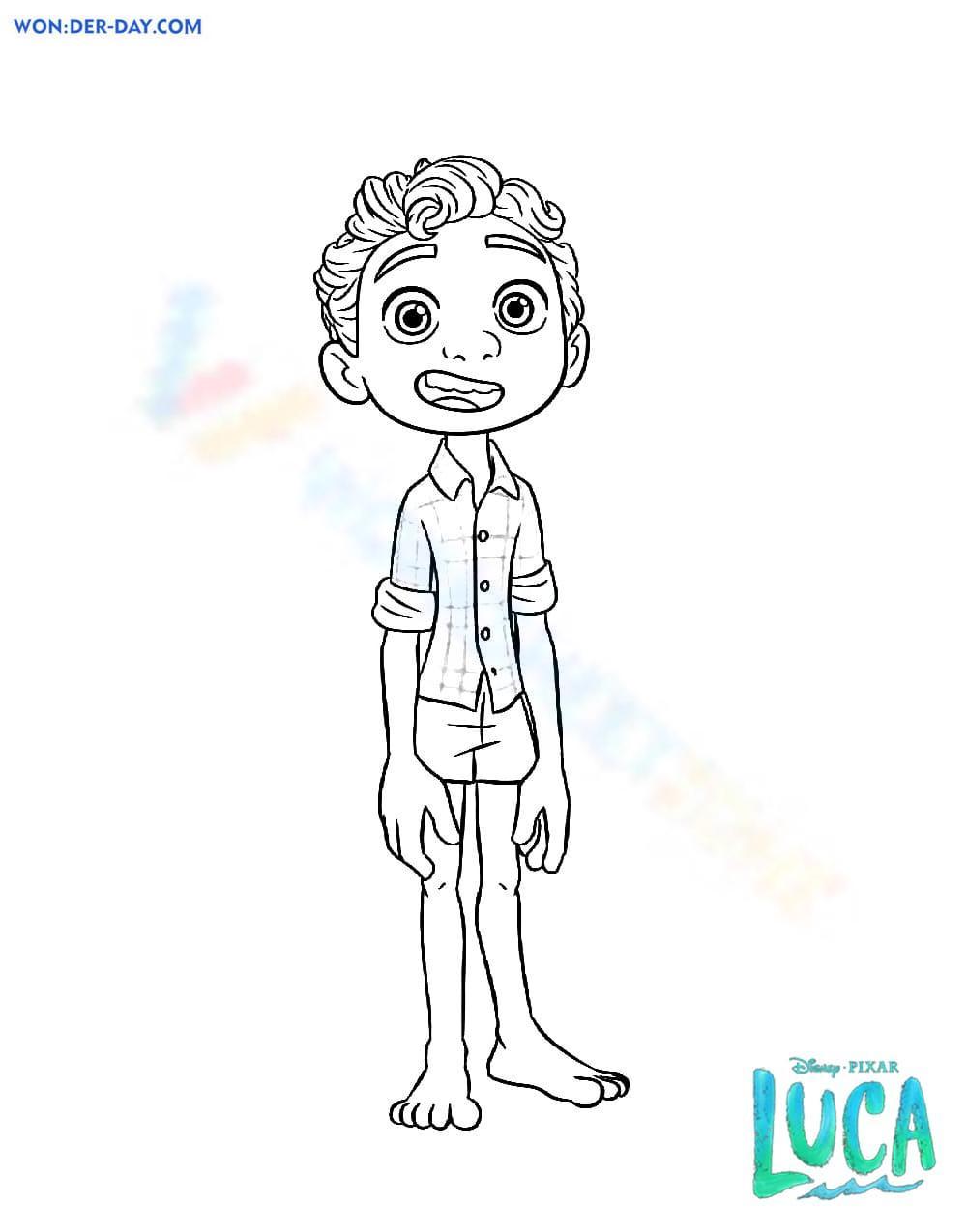 Luca full body worksheet
