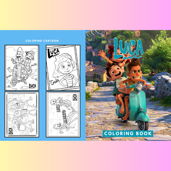 Luca coloring pages for students preschool pre