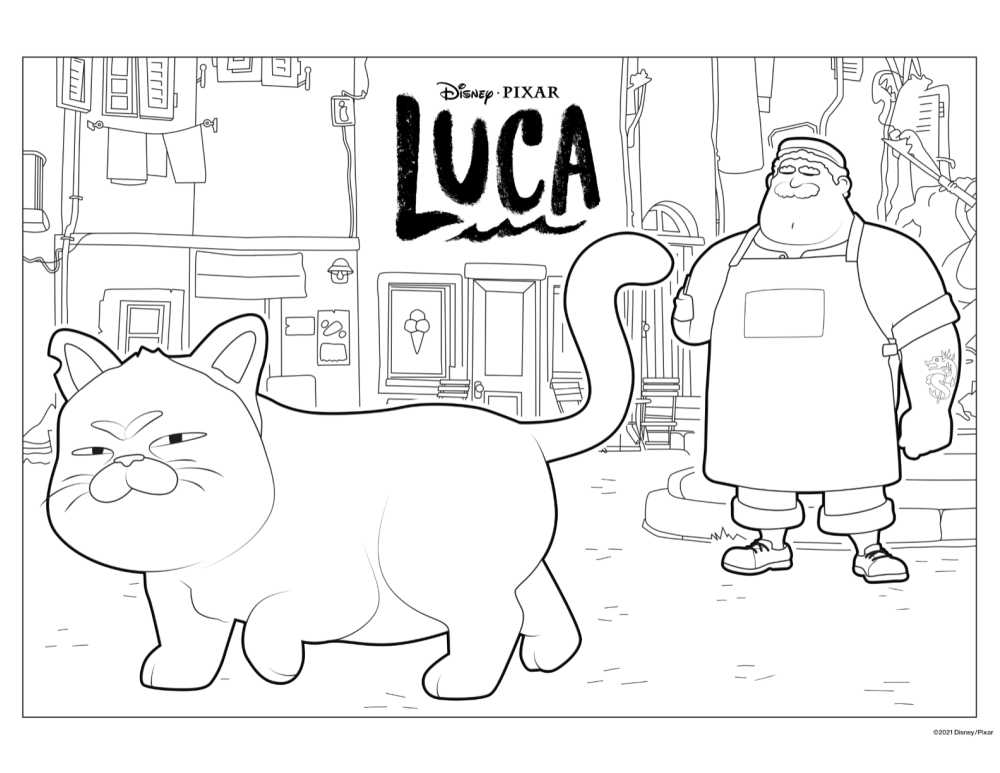 Free printable luca activities packet
