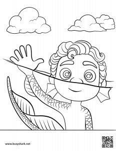 Luca coloring page free printable