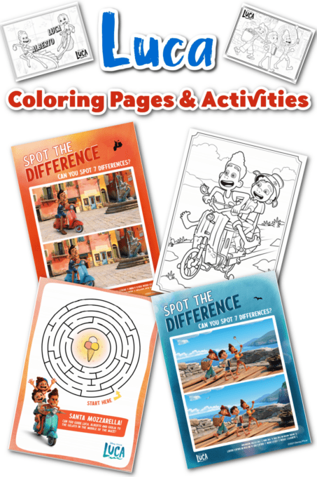 Luca coloring pages and activities fun money mom