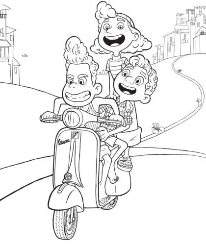 Disney luca coloring pages disney coloring pages coloring pages drawings