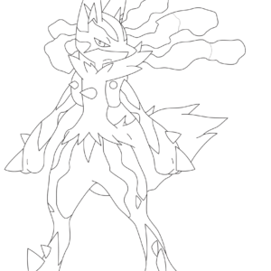 Lucario coloring pages printable for free download