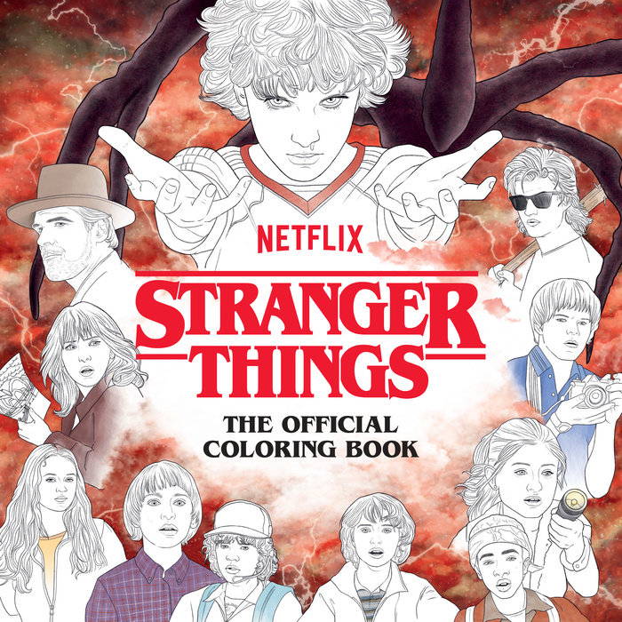Stranger things the official coloring book penguin random house retail