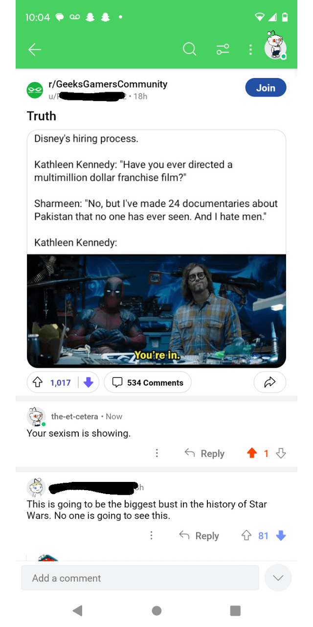 Yet another sub infested with the worst kind of anti
