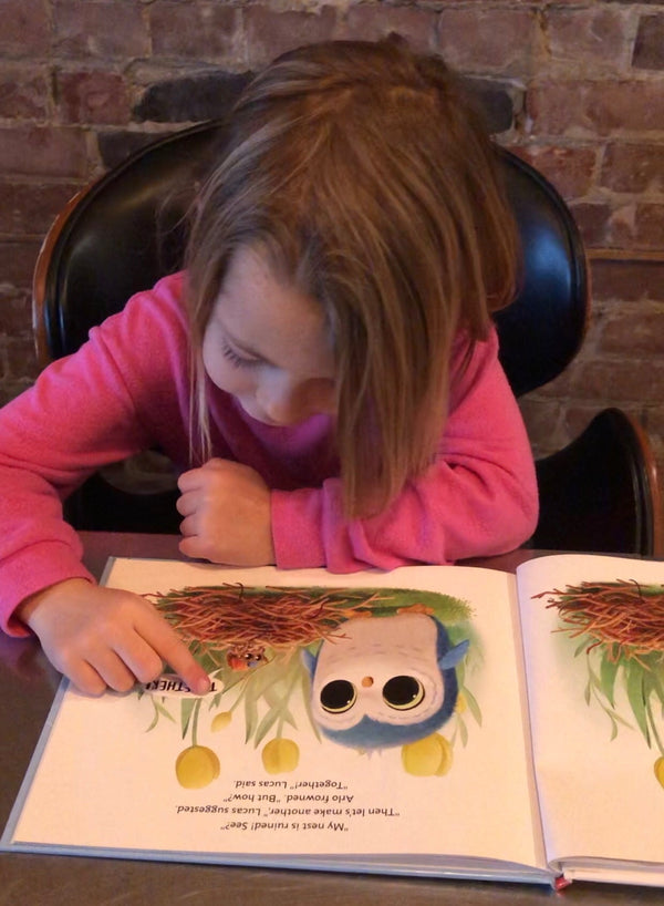 Lucas the spider in a springtime adventure book use discount code b