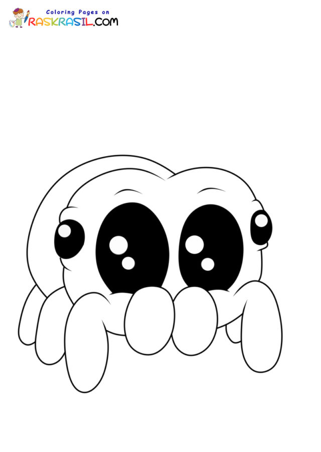 Spiders coloring pages