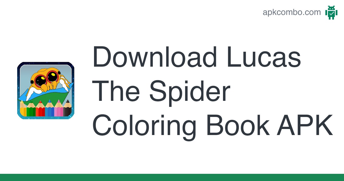 Lucas the spider coloring book apk android game