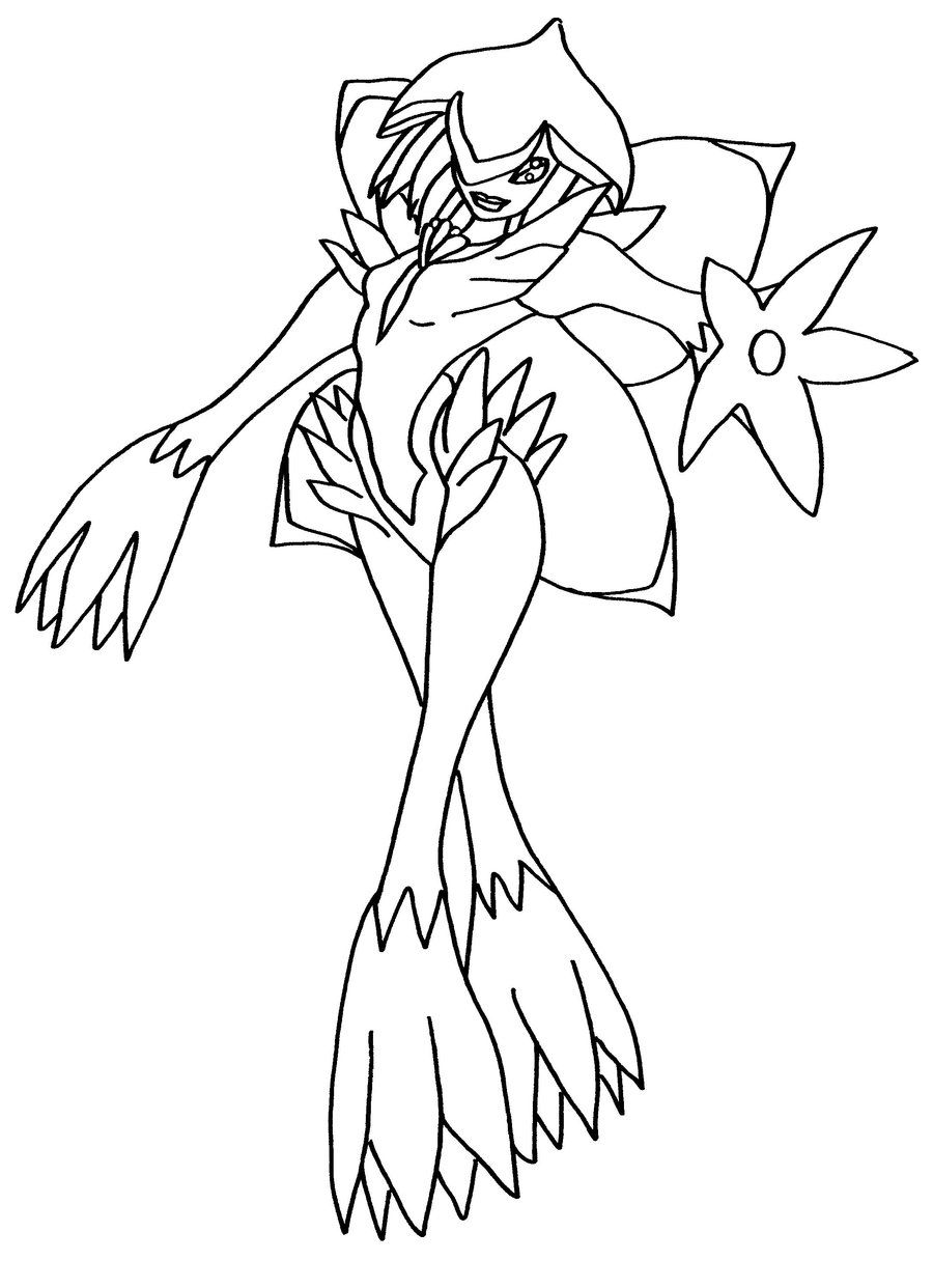 Bw lilamon by elfkena on deviantart coloring pages digimon flower coloring pages