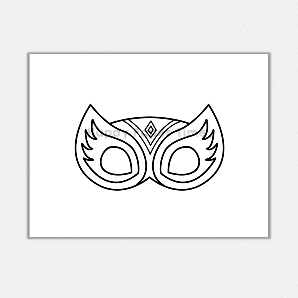 Superhero paper mask printable hero coloring craft activity costume template made by teachers