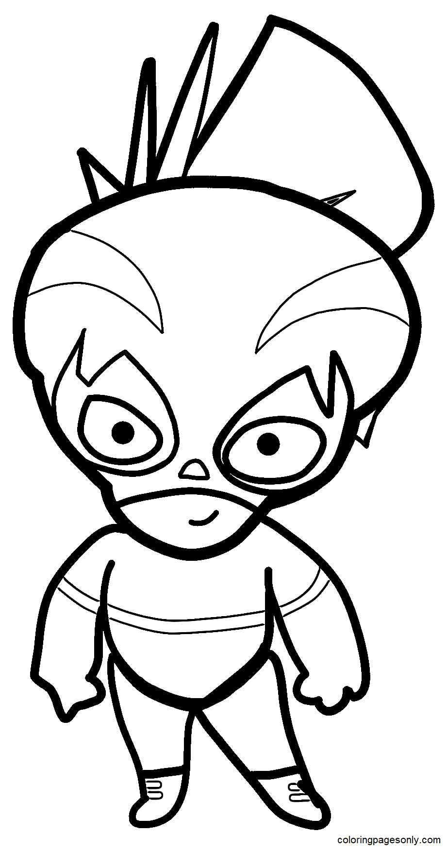 Mucha lucha coloring pages printable for free download