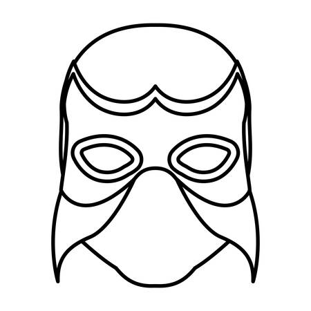 Free superhero mask coloring page photos and vectors