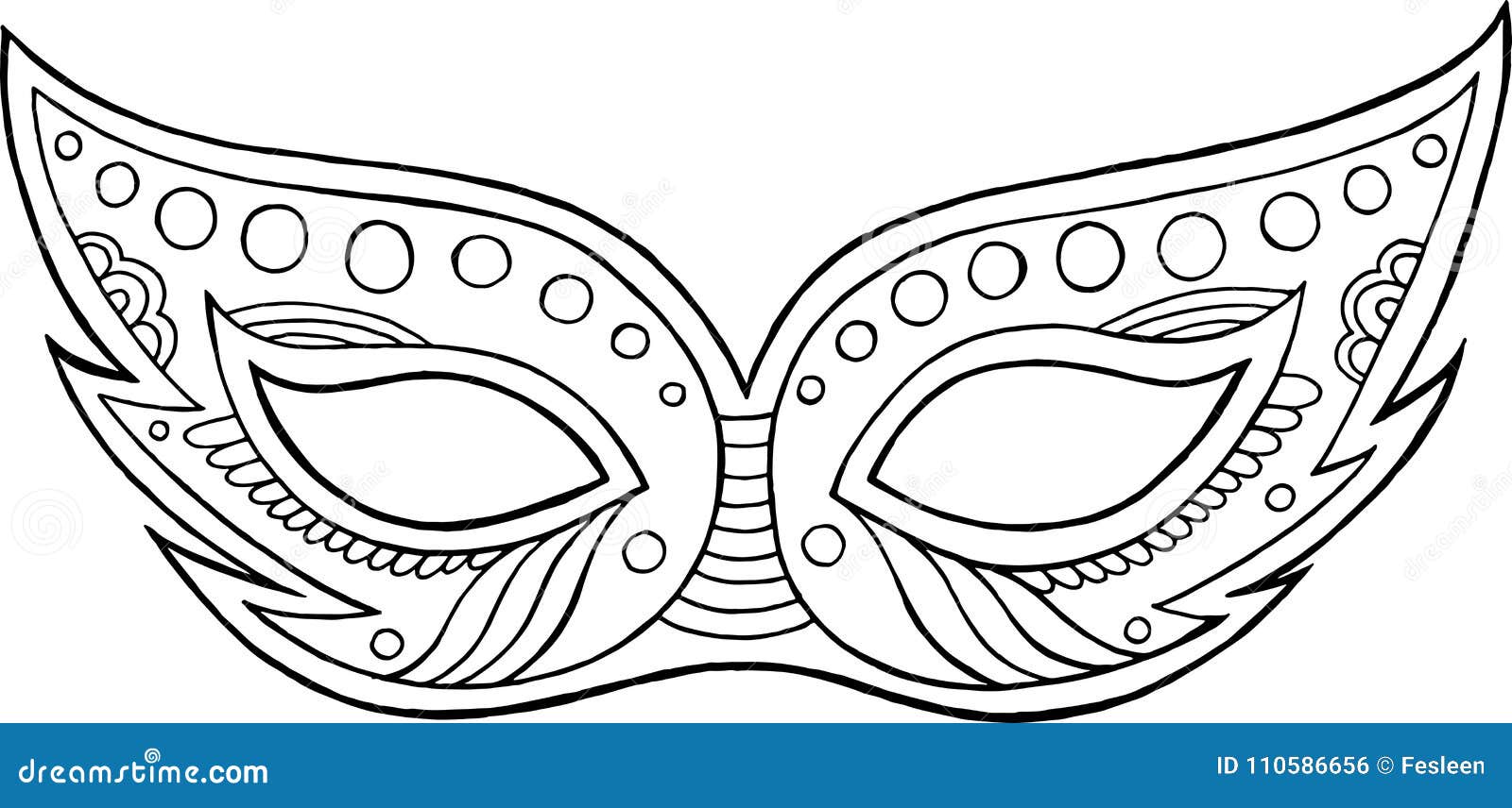 Mardi gras mask