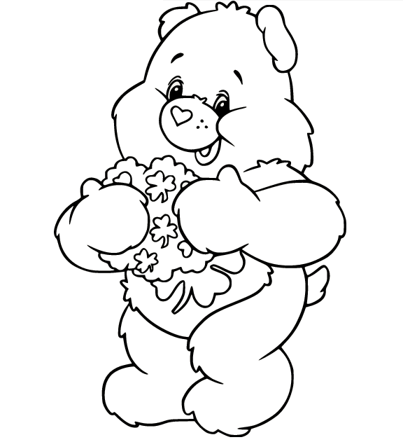 Care bears coloring pages printable for free download