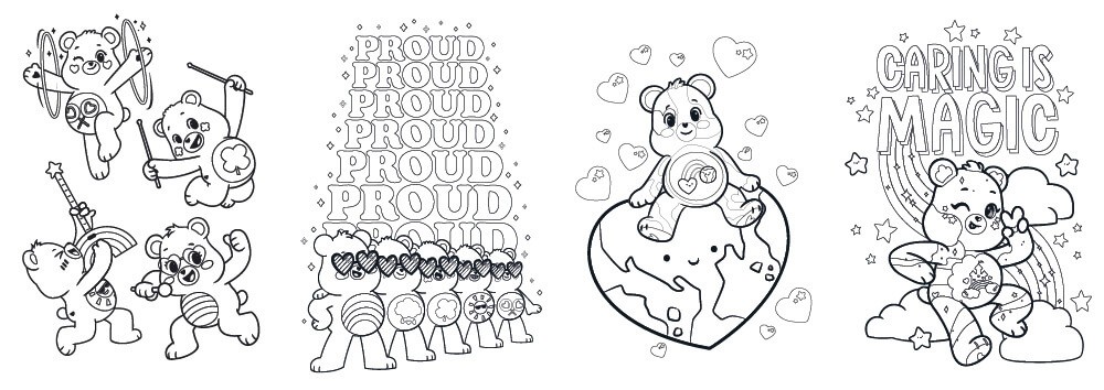 New issue colouring heaven junior care bearsâ unlock the magic colouring heaven