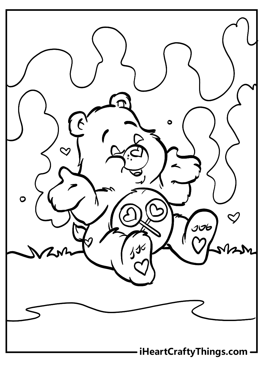 Care bears coloring pages
