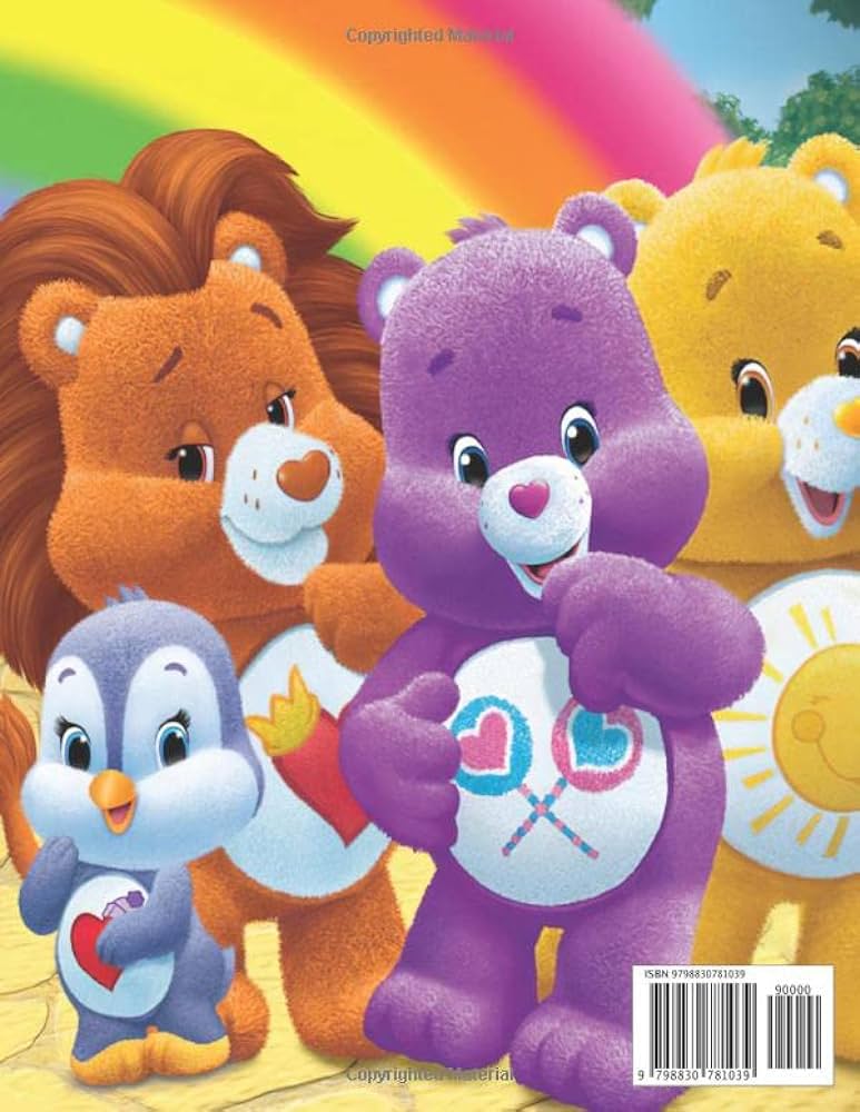 Cáºre bears coloring book fun coloring pages with bedtime bear birthday bear cheer bear friend bear funshine bear good luck bear grumpy wish bear wonderful gift idea for holiday