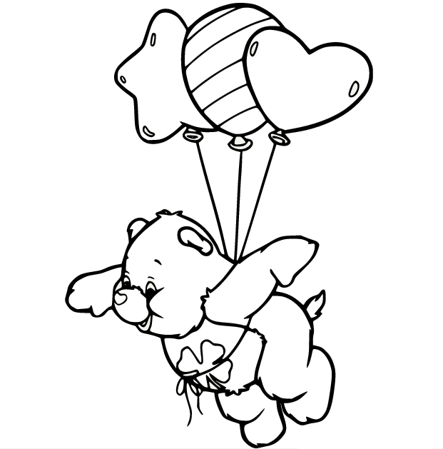 Care bears coloring pages printable for free download