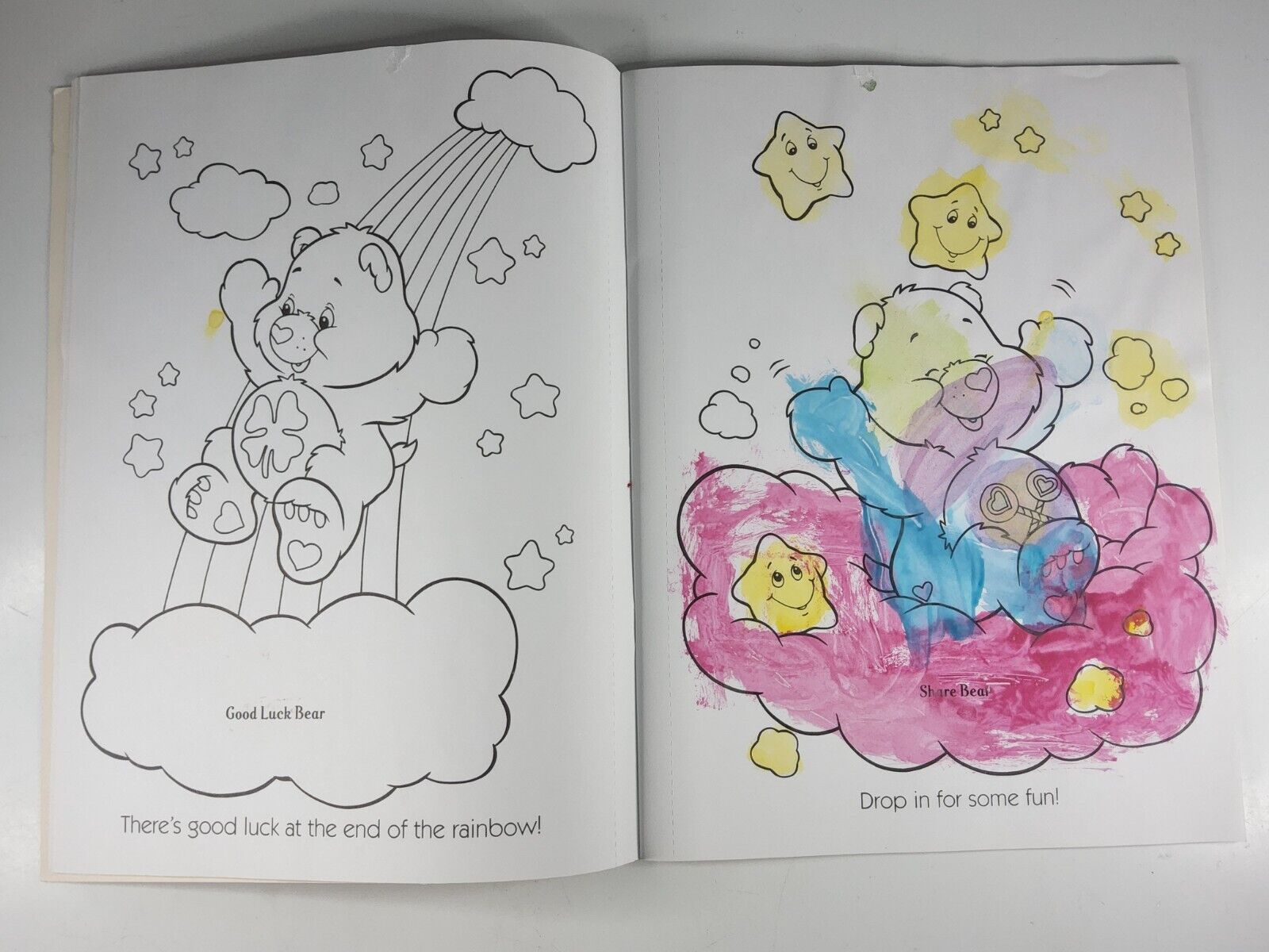 Care bears coloringpaintingactivity book its a rainbow day book
