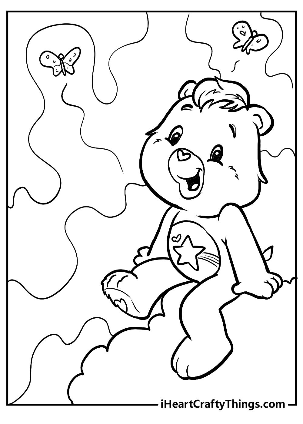 Care bears coloring pages