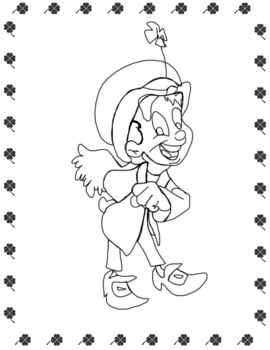 St patricks day coloring sheets by black girl in the library tpt