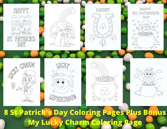 St patricks day coloring pages printable st patricks day activity pages coloring pages kids coloring pages