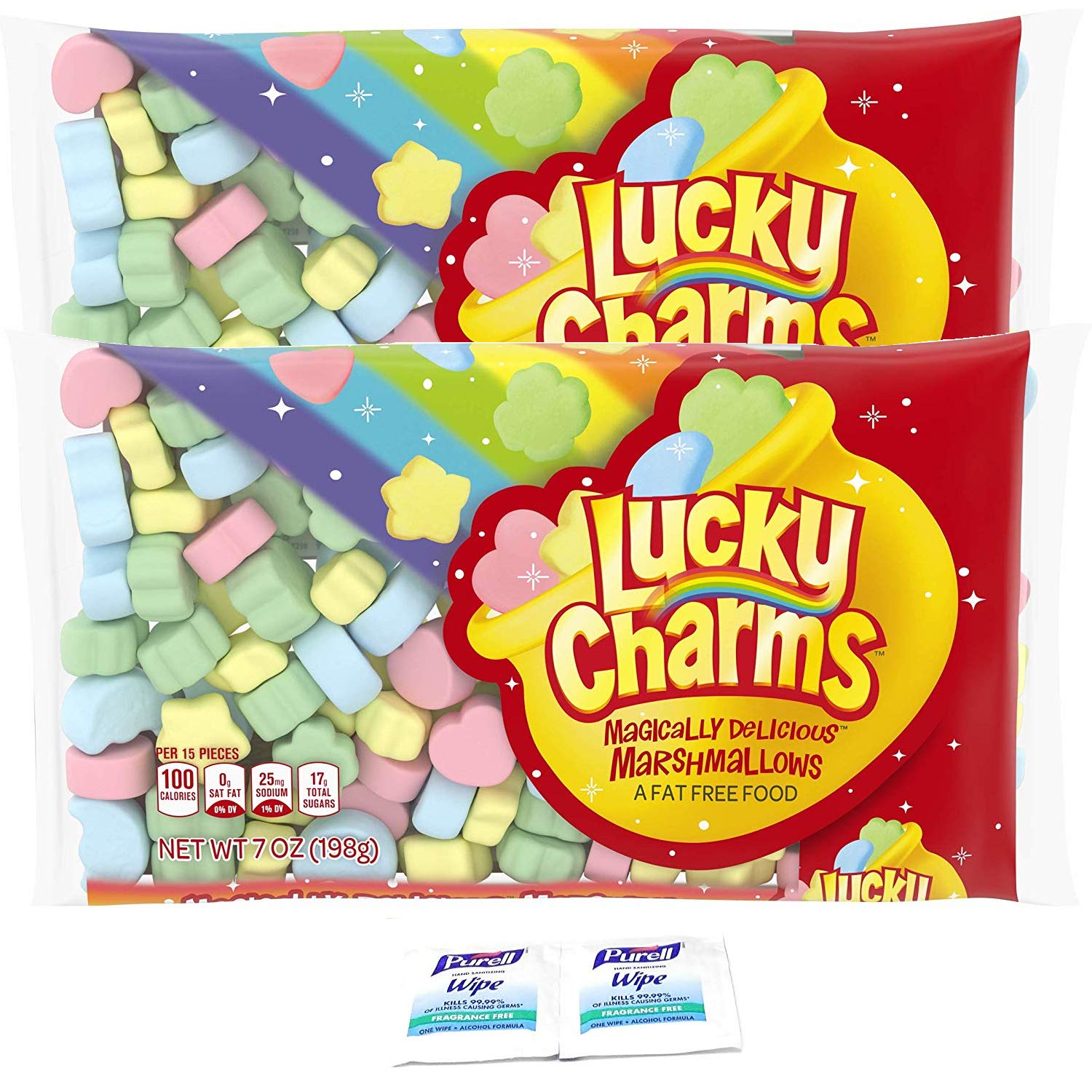 Lucky charms magically delicious large fluffy marshmallows