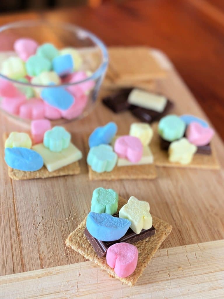 Lucky charms smores are magically delicious