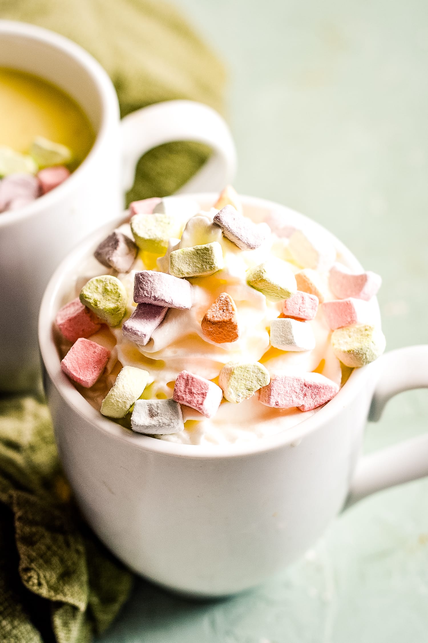 Lucky charms hot chocolate