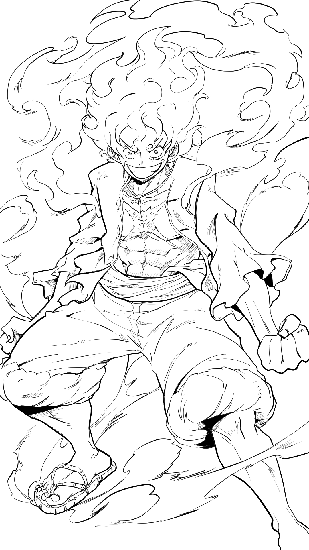Luffy gear by jomar on