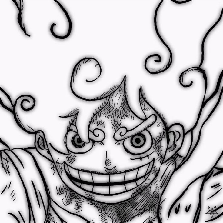 Luffy gear th icon one piece drawing one piece cartoon manga anime one piece