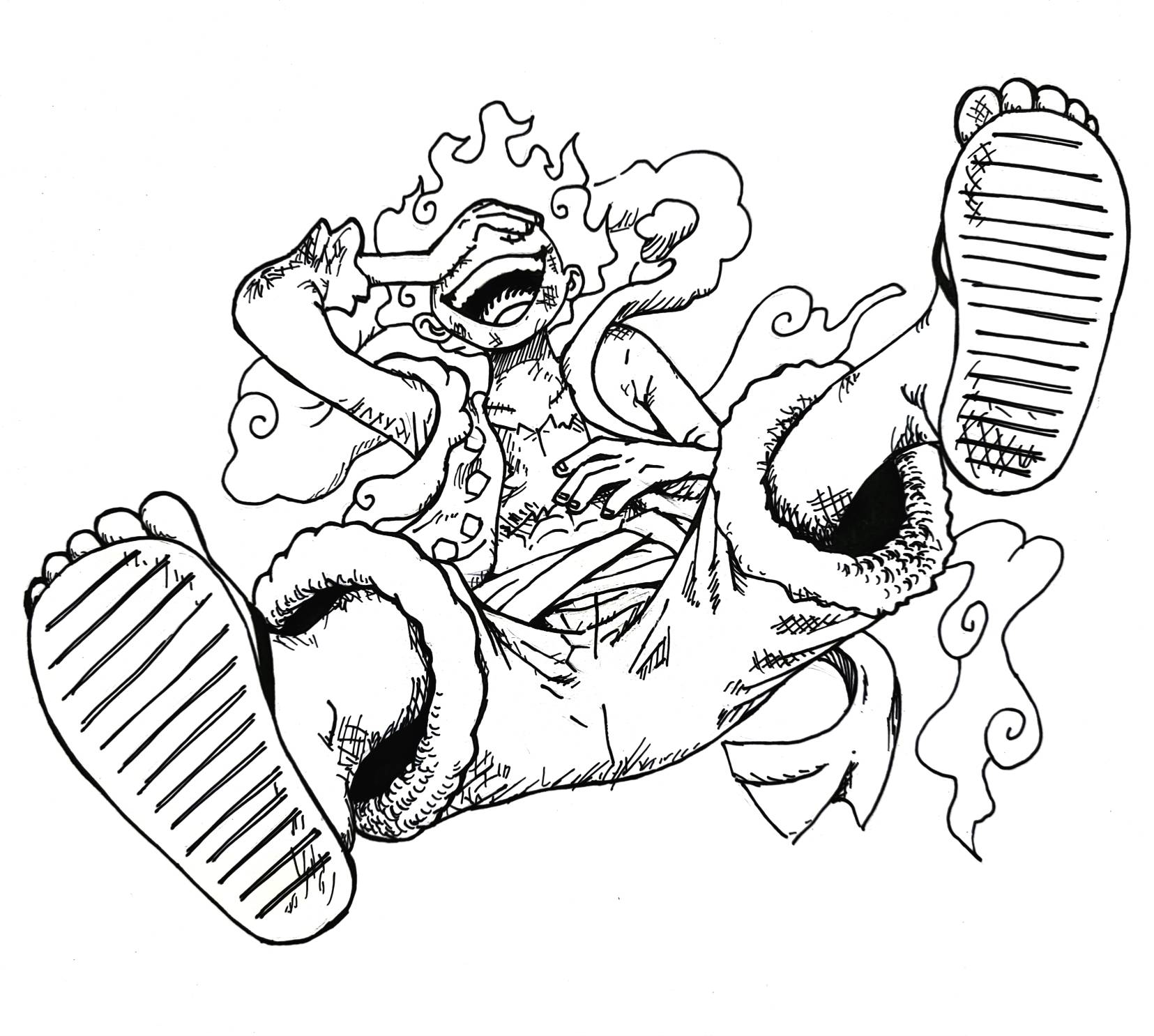 Luffy gear by rhofrane on