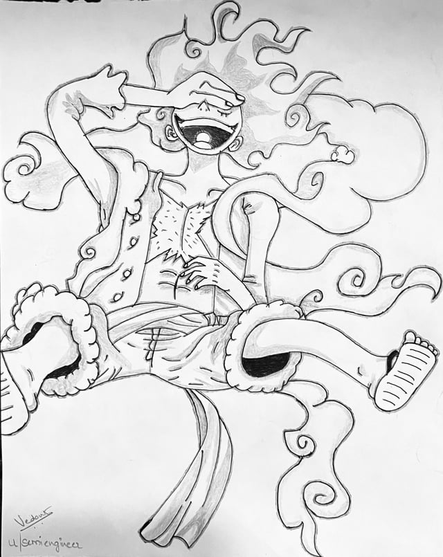 Luffy gear fan art ronepiece