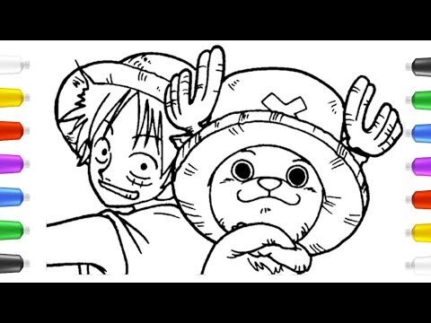 One piece new coloring pages