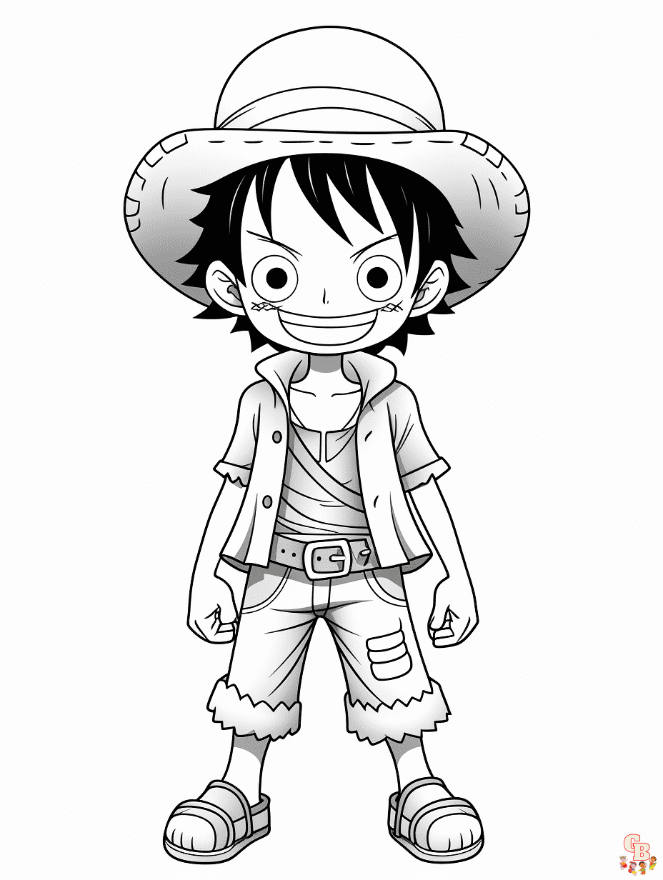 Explore the world of one piece with free printable coloring pages