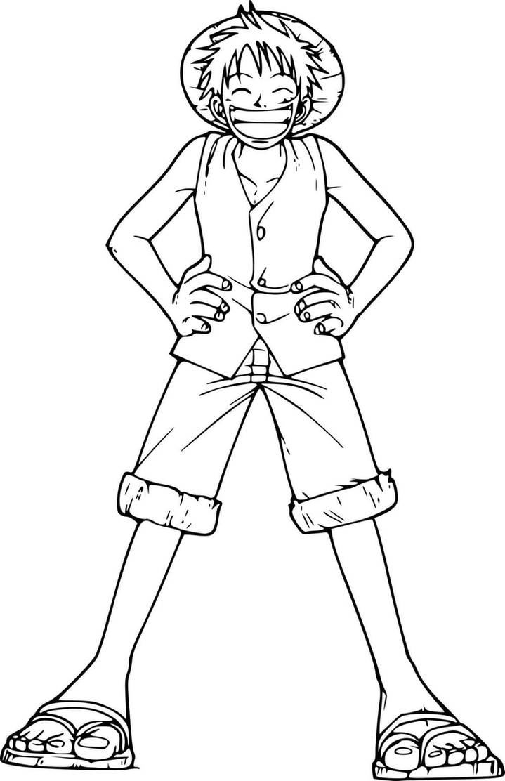 One piece coloring pages by coloringpageswk on