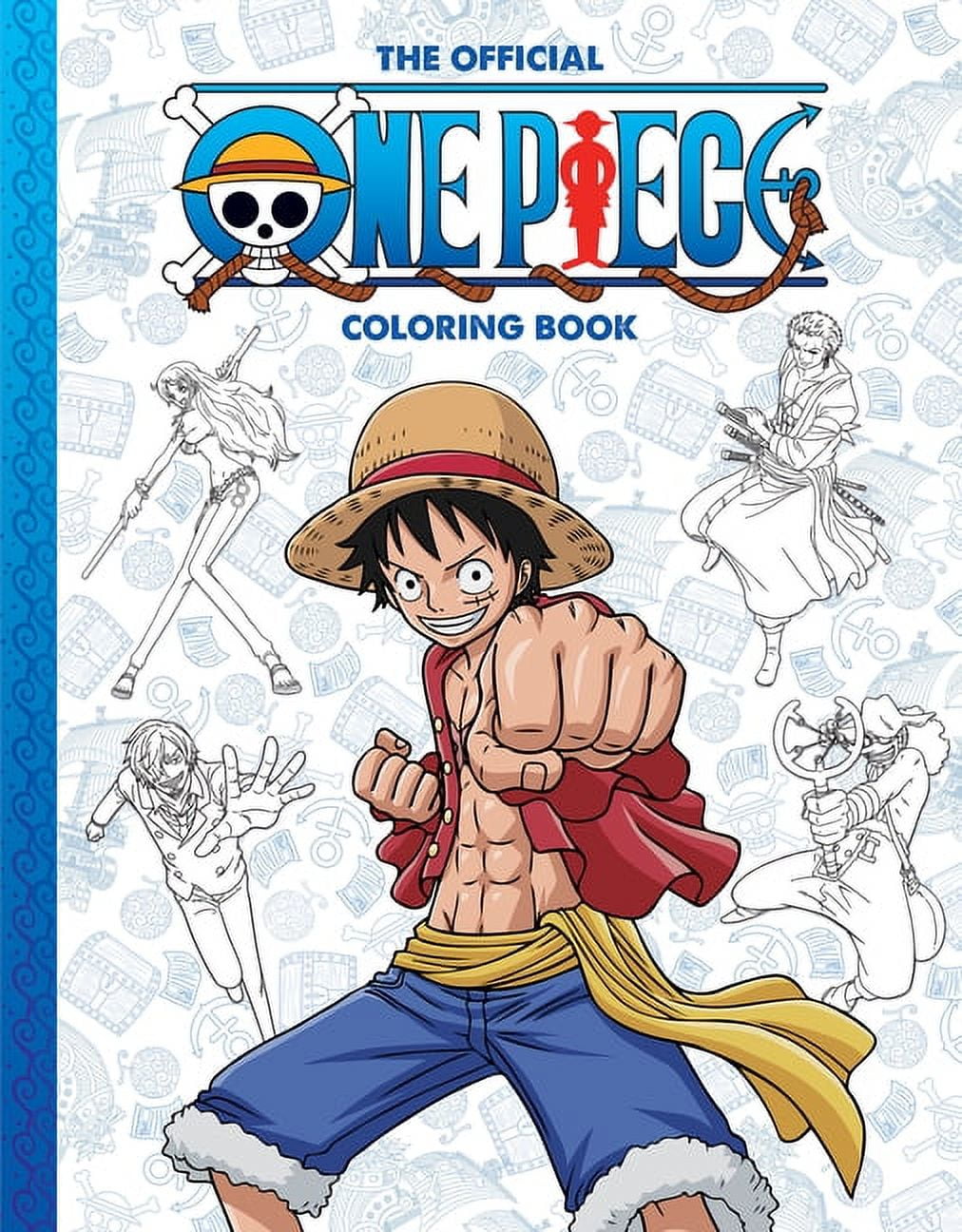 One piece the official coloring book paperback